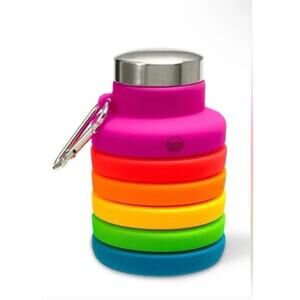 Free People X MAYIM Multicolor Collapsible Bottle in neon NWT